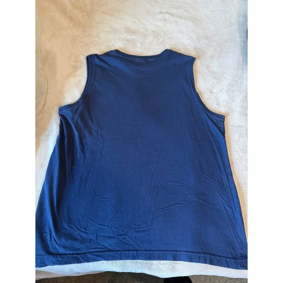 Tommy Hilfiger Tommy Girl Tank Top Navy Blue Logo Vintage XL Sleeveless Shirt - Picture 3 of 7